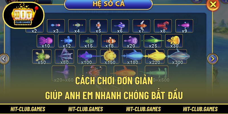Cách chơi đơn giản giúp anh em nhanh chóng bắt đầu