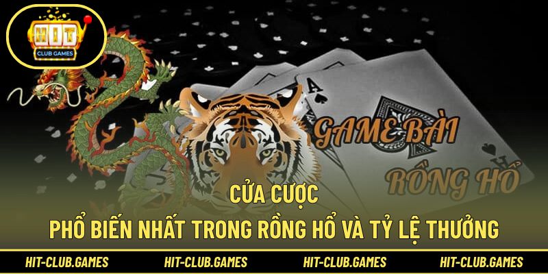 Các cửa cược kèm theo mức trả thưởng tương ứng