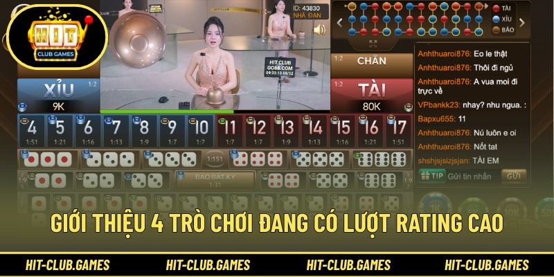 Giới thiệu 4 trò chơi đang có lượt rating cao