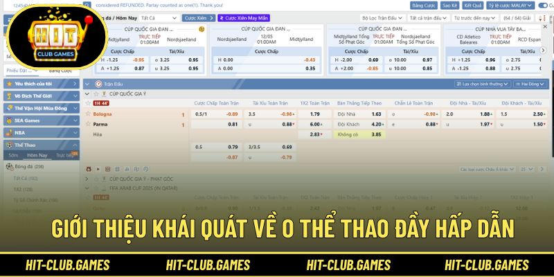 Giới thiệu khái quát về O thể thao đầy hấp dẫn