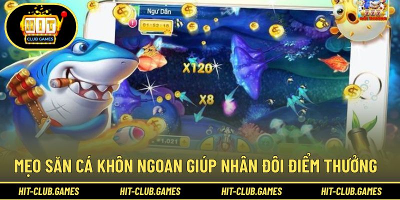 Mẹo săn cá khôn ngoan giúp nhân đôi điểm thưởng